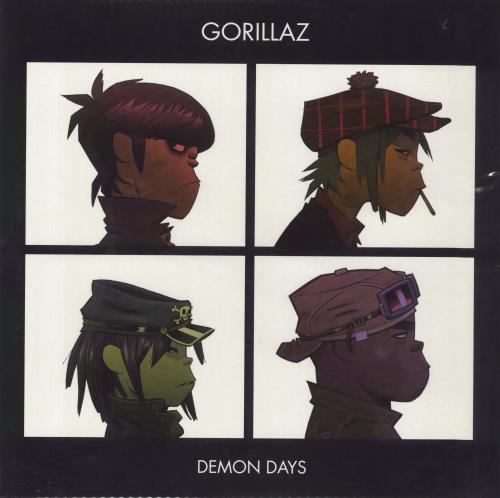 Gorillaz Demon Days - Red Vinyl 2-LP vinyl record set (Double LP Album) US GLZ2LDE819964