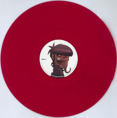 Gorillaz Demon Days - Red Vinyl 2-LP vinyl record set (Double LP Album) US GLZ2LDE819964