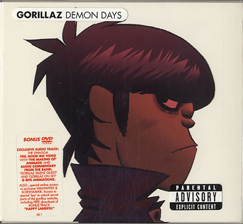 Gorillaz Demon Days - Sealed 2-disc CD/DVD set UK GLZ2DDE324086