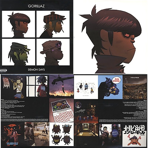 Gorillaz Demon Days - Sealed 2-LP vinyl record set (Double LP Album) UK GLZ2LDE521328