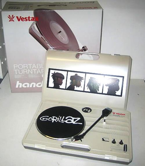 Gorillaz Demon Days - Vestax Handy Trax Turntable memorabilia UK GLZMMDE337701