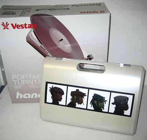 Gorillaz Demon Days - Vestax Handy Trax Turntable memorabilia UK GLZMMDE337701