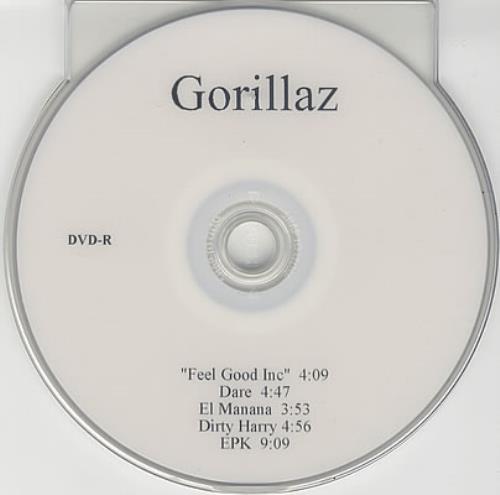 Gorillaz Demon Days EPK promo DVD-R US GLZDRDE376747