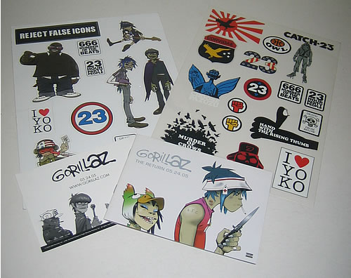 Gorillaz Demon Days media press pack US GLZPPDE337478
