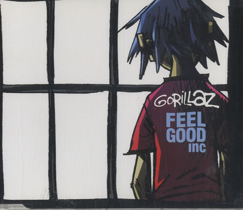 Gorillaz Feel Good Inc. CD single (CD5 / 5") UK GLZC5FE569940