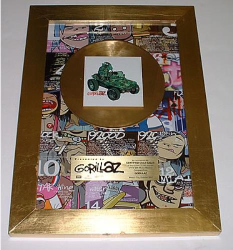 Gorillaz Gorillaz award disc Mexican GLZAWGO248365