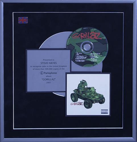 Gorillaz Gorillaz in-house award disc UK GLZAIGO534607