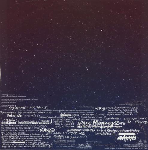 Gorillaz Laika Come Home 10" vinyl single (10 inch record) UK GLZ10LA220197