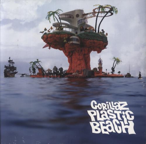 Gorillaz Plastic Beach - 1st - 180gram Vinyl 2-LP vinyl record set (Double LP Album) UK GLZ2LPL852743