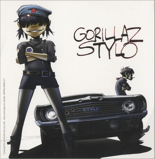 Gorillaz Stylo CD single (CD5 / 5") US GLZC5ST501502
