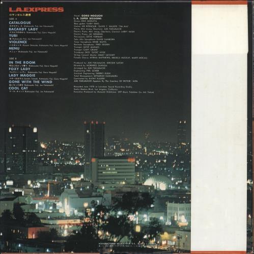 Goro Noguchi L.A.Express vinyl LP album (LP record) Japanese 0P2LPLA730492