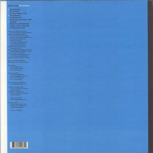 Gotan Project Mi Confesin 10" vinyl single (10 inch record) UK GBW10MI820940