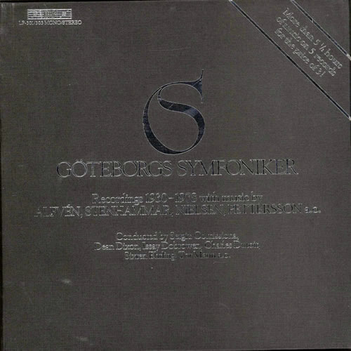 Gothenburg Symphony Orchestra G�teborgs Symfoniker: Recordings 1930-1978 Vinyl Box Set Swedish H24VXGT635647
