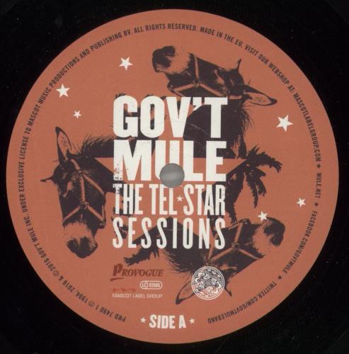 Gov't Mule The Tel-Star Sessions - 180 Gram Vinyl 2-LP vinyl record set (Double LP Album) UK GVT2LTH873290