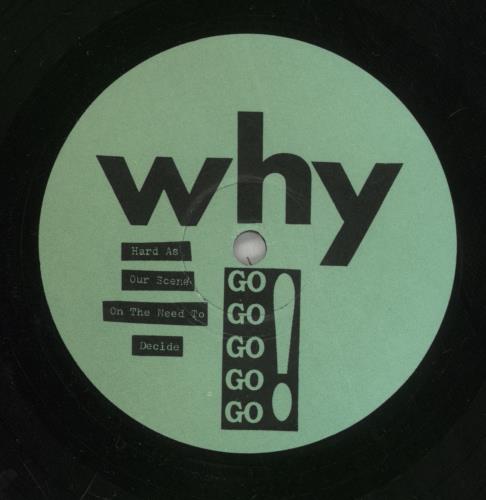 Go Why Suffer? 7" vinyl single (7 inch record / 45) US GQF07WH870428
