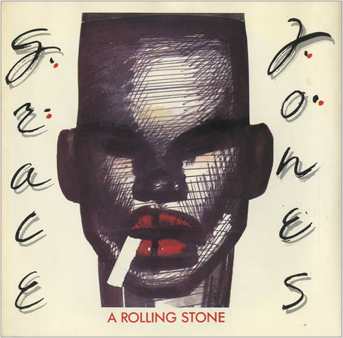 Grace Jones A Rolling Stone 7" vinyl single (7 inch record / 45) UK GJO07AR450222