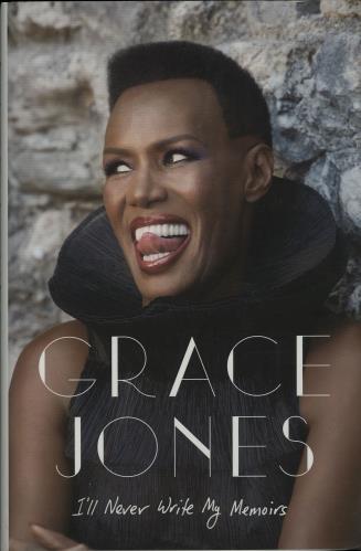 Grace Jones I'll Never Write My Memoirs book UK GJOBKIL644750