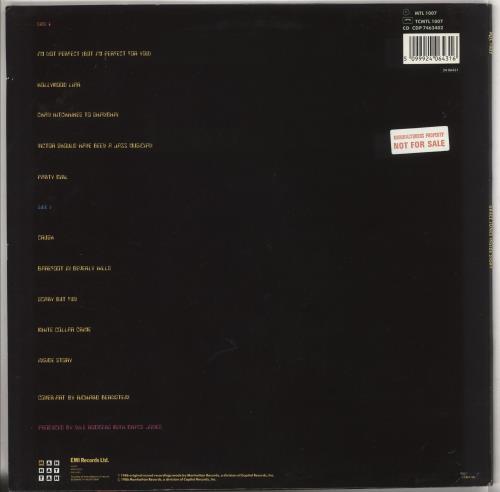 Grace Jones Inside Story - Promo stickered vinyl LP album (LP record) UK GJOLPIN737805