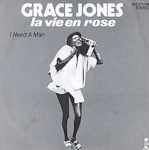 Grace Jones La Vie En Rose 7" vinyl single (7 inch record / 45) German GJO07LA301239