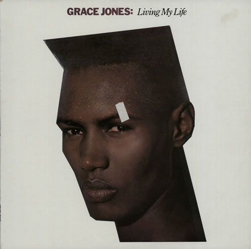 Grace Jones Living My Life vinyl LP album (LP record) Australian GJOLPLI568976