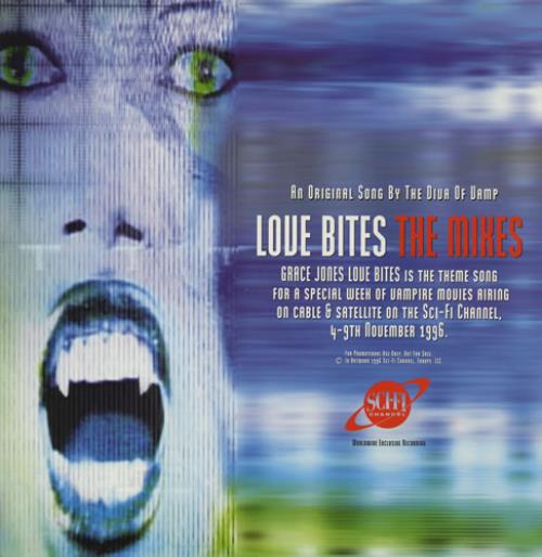Grace Jones Love Bites 12" vinyl single (12 inch record / Maxi-single) UK GJO12LO76243
