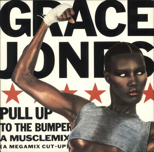 Grace Jones Musclemix Megamix 12" vinyl single (12 inch record / Maxi-single) UK GJO12MU19753