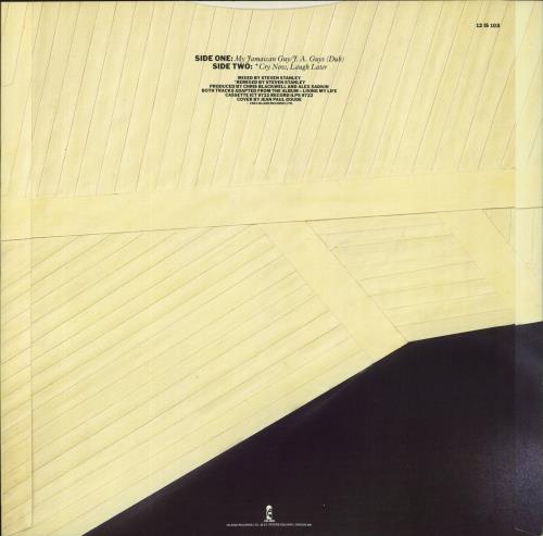Grace Jones My Jamaican Guy - hype sticker 12" vinyl single (12 inch record / Maxi-single) UK GJO12MY819376