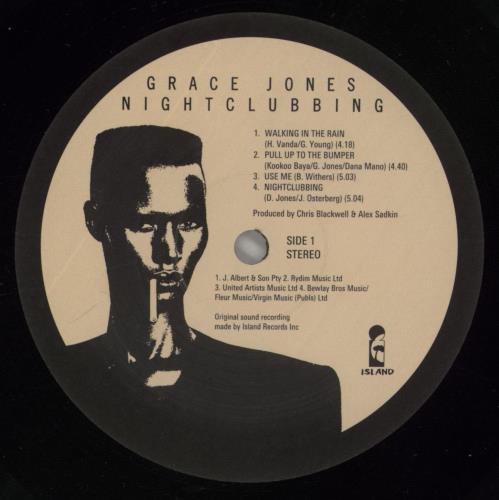 Grace Jones Nightclubbing - Back To Black vinyl LP album (LP record) UK GJOLPNI860969