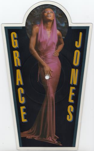 Grace Jones Party Girl shaped picture disc (picture disc vinyl record) UK GJOSHPA656565