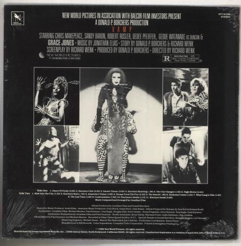 Grace Jones Vamp - shrink vinyl LP album (LP record) US GJOLPVA741048