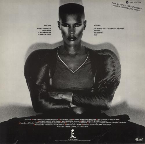 Grace Jones Warm Leatherette - 1st - EX vinyl LP album (LP record) German GJOLPWA745157