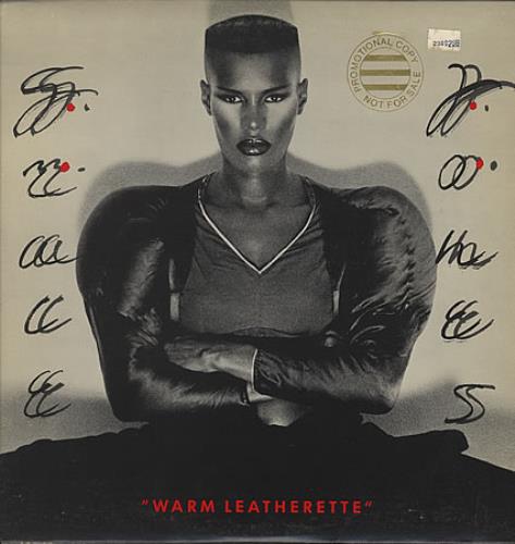 Grace Jones Warm Leatherette - Gold Promo Stamped vinyl LP album (LP record) US GJOLPWA402501