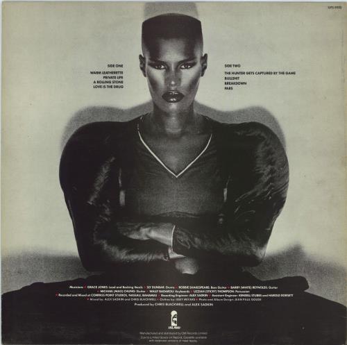 Grace Jones Warm Leatherette - Original Artwork - 'bubbles' Label vinyl LP album (LP record) UK GJOLPWA770199