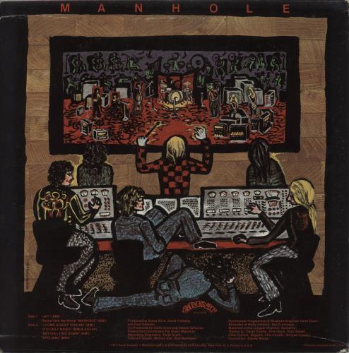 Grace Slick Manhole vinyl LP album (LP record) US GSKLPMA847034