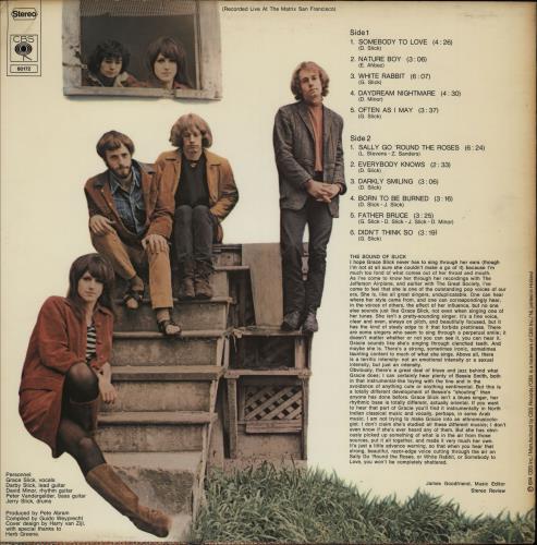 Grace Slick The Best Of Grace Slick vinyl LP album (LP record) Dutch GSKLPTH750035