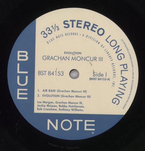 Grachan Moncur III Evolution vinyl LP album (LP record) US GFJLPEV845155