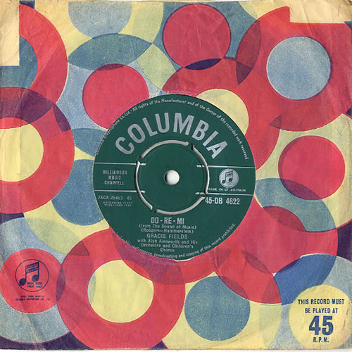 Gracie Fields Do-Re-Mi 7" vinyl single (7 inch record / 45) UK GFE07DO629346
