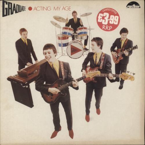 Graduate Acting My Age - EX - Vintage Price Sticker vinyl LP album (LP record) UK GDTLPAC874009