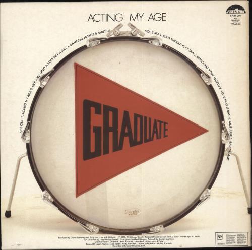Graduate Acting My Age - Test Pressing vinyl LP album (LP record) UK GDTLPAC707686