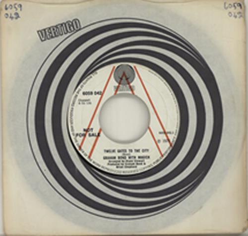 Graham Bond Twelve Gates To The City 7" vinyl single (7 inch record / 45) UK HBD07TW682942
