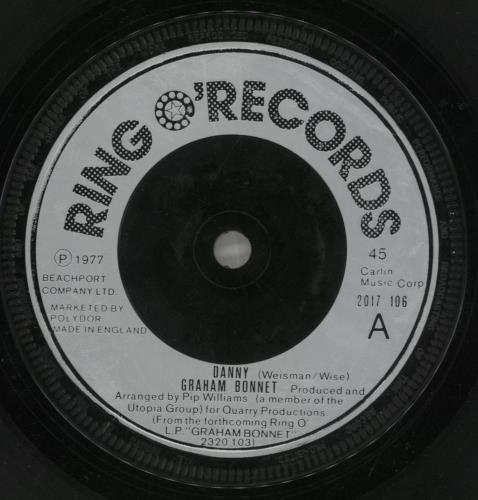 Graham Bonnet Danny 7" vinyl single (7 inch record / 45) UK GBO07DA190977