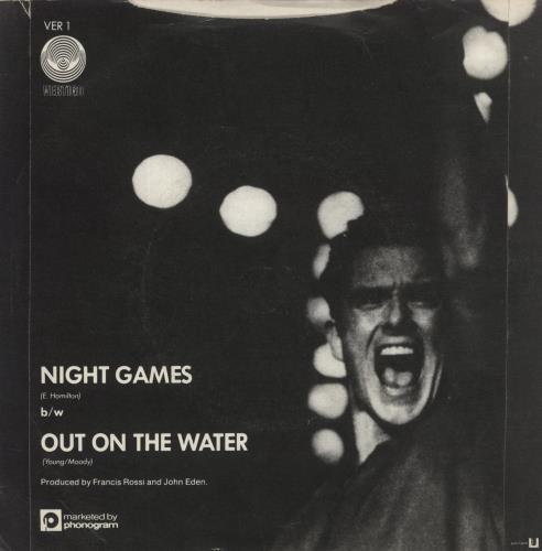 Graham Bonnet Night Games - P/S 7" vinyl single (7 inch record / 45) UK GBO07NI33980