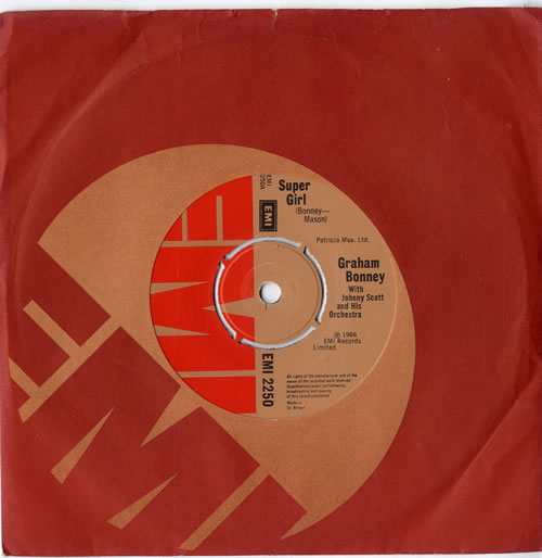 Graham Bonney Super Girl 7" vinyl single (7 inch record / 45) UK GC307SU614987