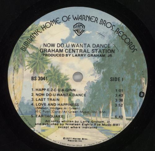 Graham Central Station Now Do U Wanta Dance vinyl LP album (LP record) US LGGLPNO422904