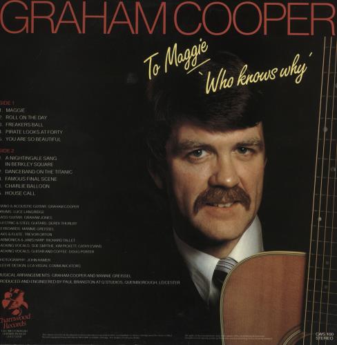 Graham Cooper Graham Cooper vinyl LP album (LP record) UK Y7CLPGR711120