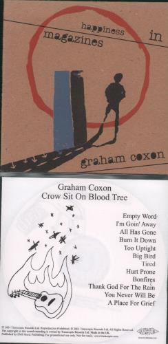 Graham Coxon Happiness In Magazines + Crow Sit On Blood Tree CD album (CDLP) UK GCXCDHA664211