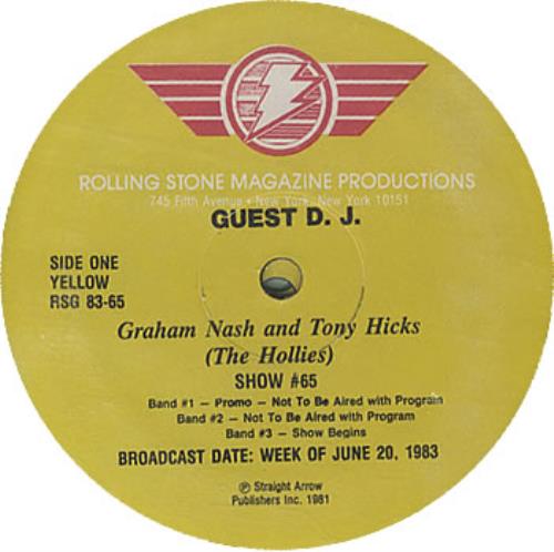 Graham Nash Guest DJ 3-LP vinyl record set (Triple LP Album) US NSH3LGU165555