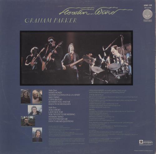 Graham Parker Howlin Wind vinyl LP album (LP record) UK GRPLPHO444781