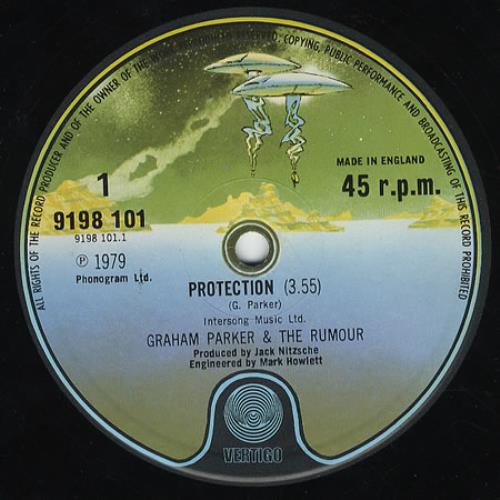 Graham Parker Protection 12" vinyl single (12 inch record / Maxi-single) UK GRP12PR367251