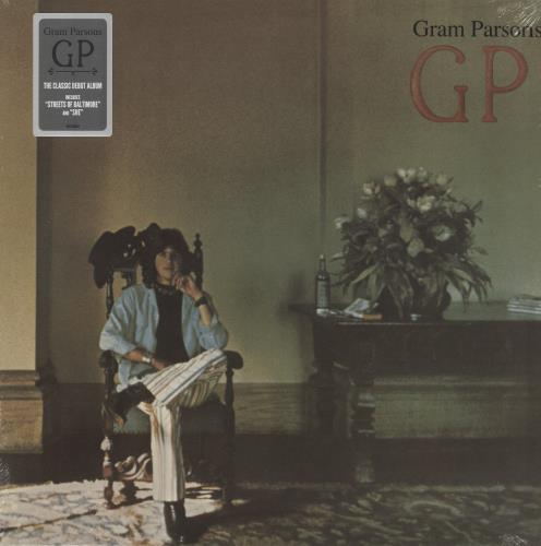 Gram Parsons GP - 180 Gram - Sealed vinyl LP album (LP record) UK GRMLPGP837304